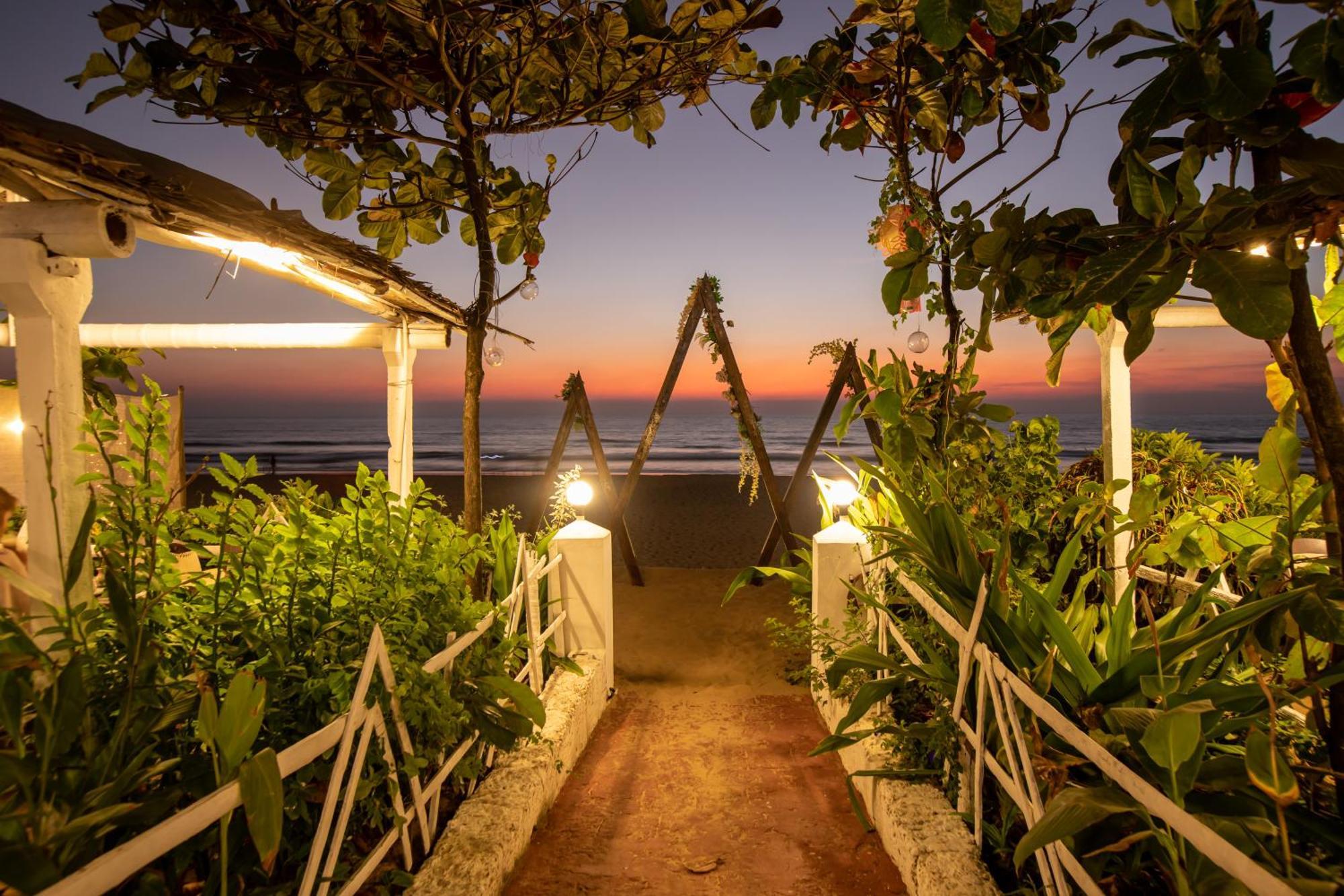 Sunset Cafe Beach Stay 고카르나 외부 사진