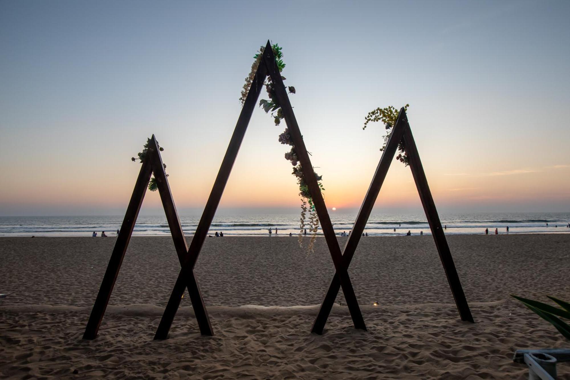 Sunset Cafe Beach Stay 고카르나 외부 사진